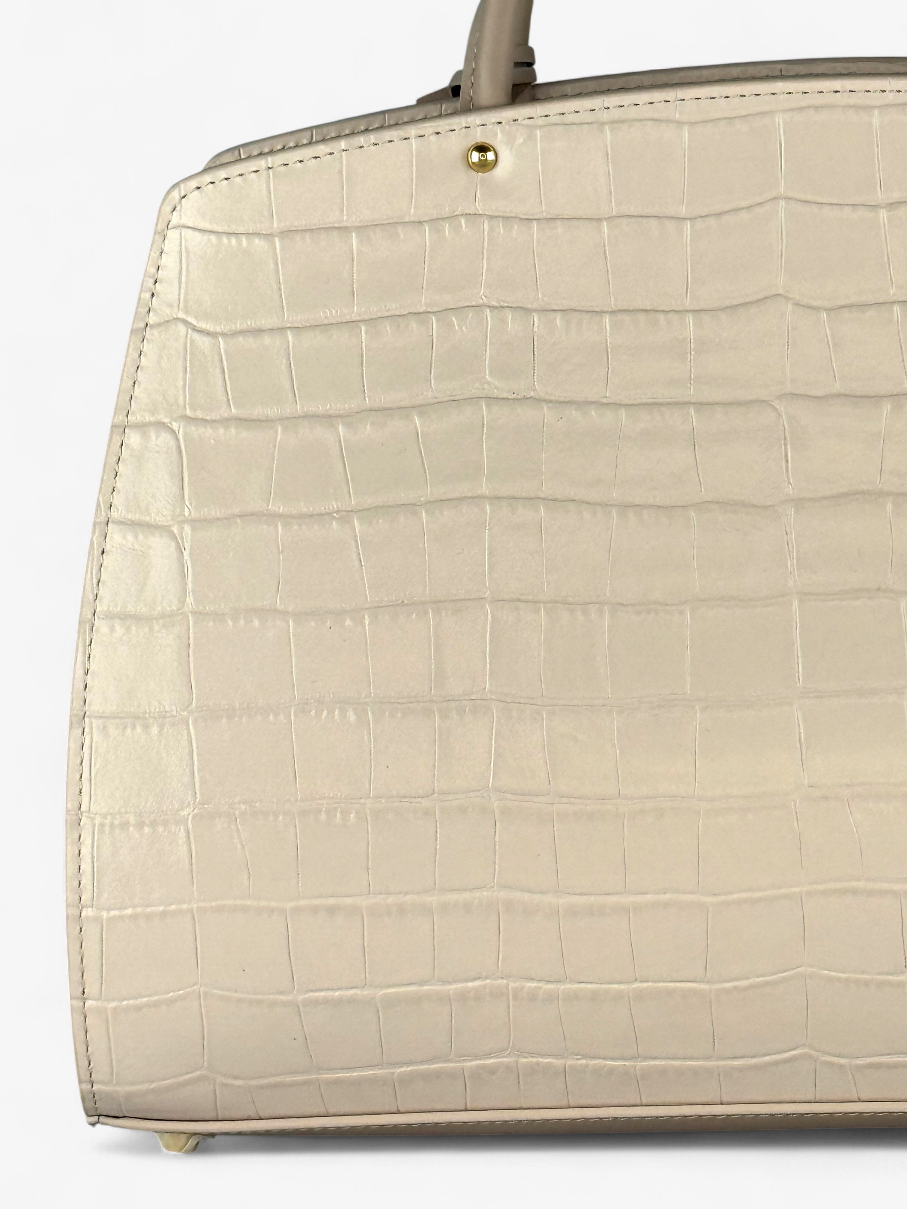 Borsa Ami M Croco Bej