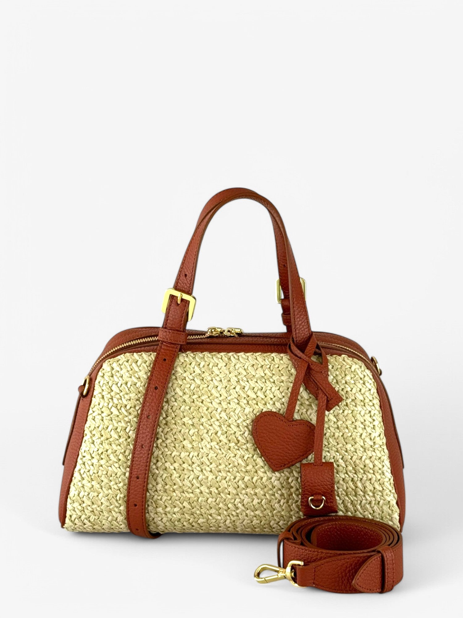 Geantă Jaqueline M Rafia Brick