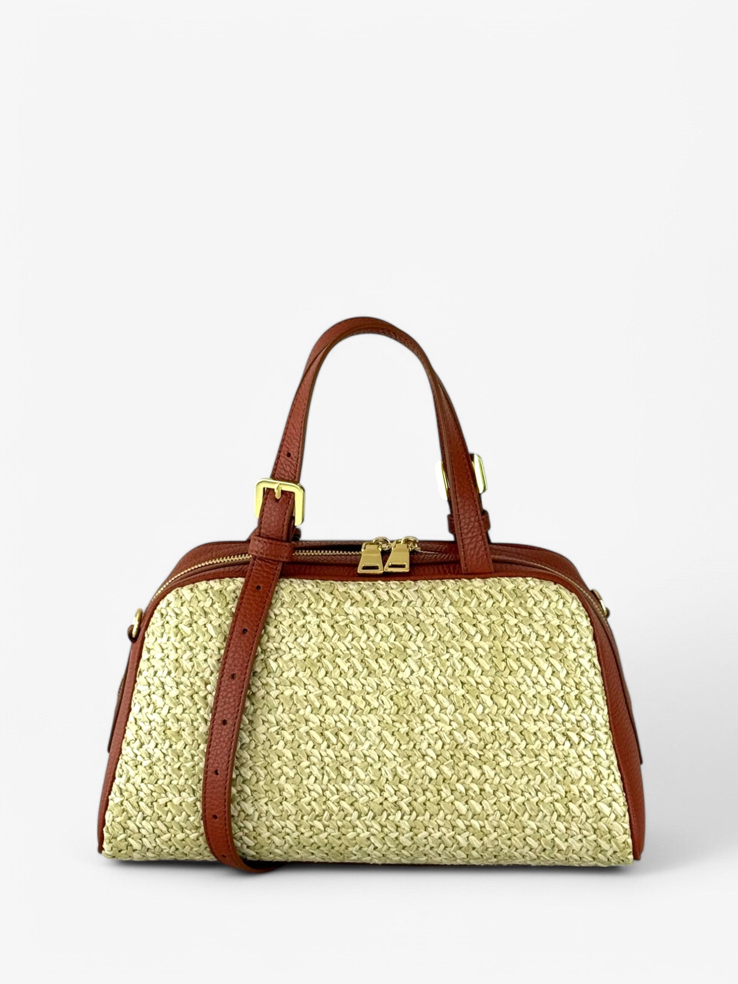 Geantă Jaqueline M Rafia Brick