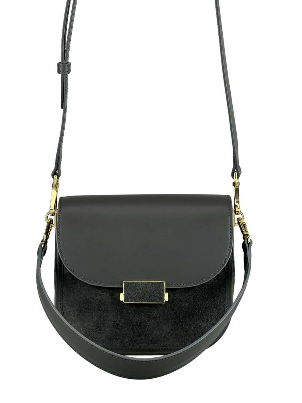 Geantă Gia Velour Dark Grey SS24