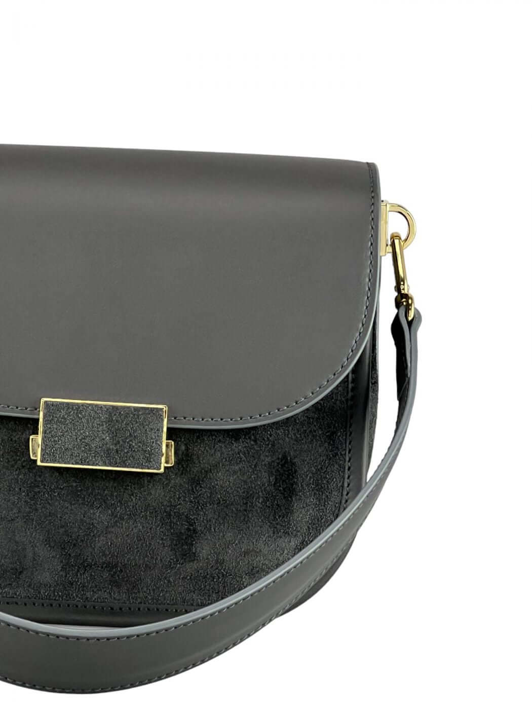 Geantă Gia Velour Dark Grey SS24