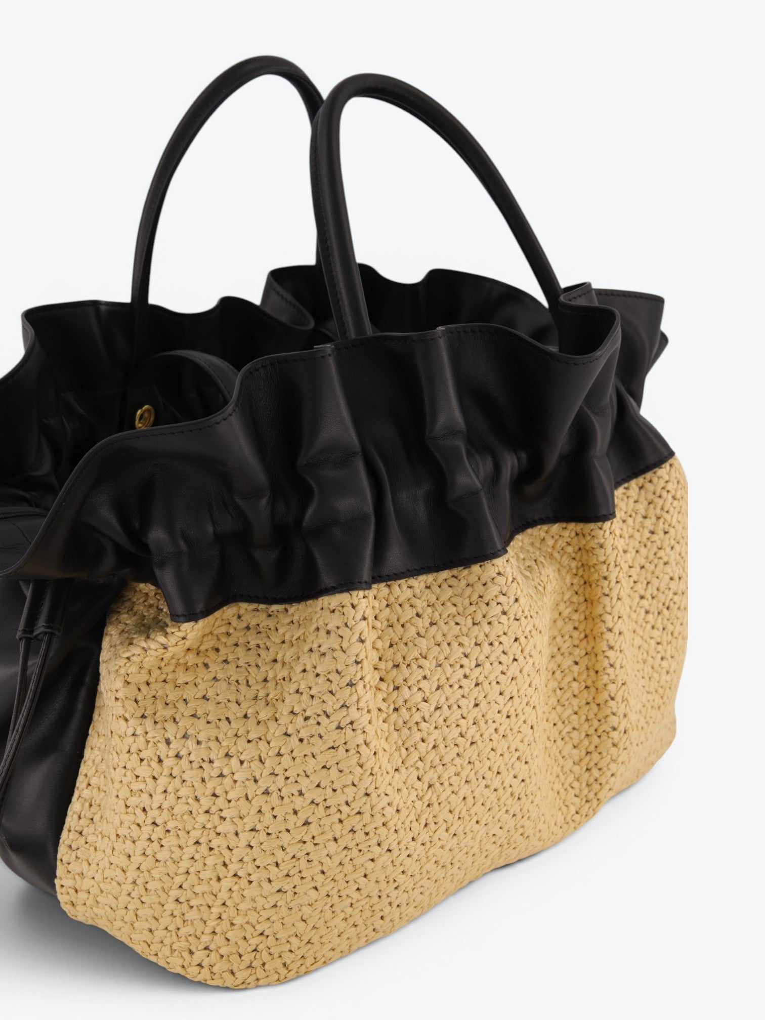 Noor L Black Rafier Bag