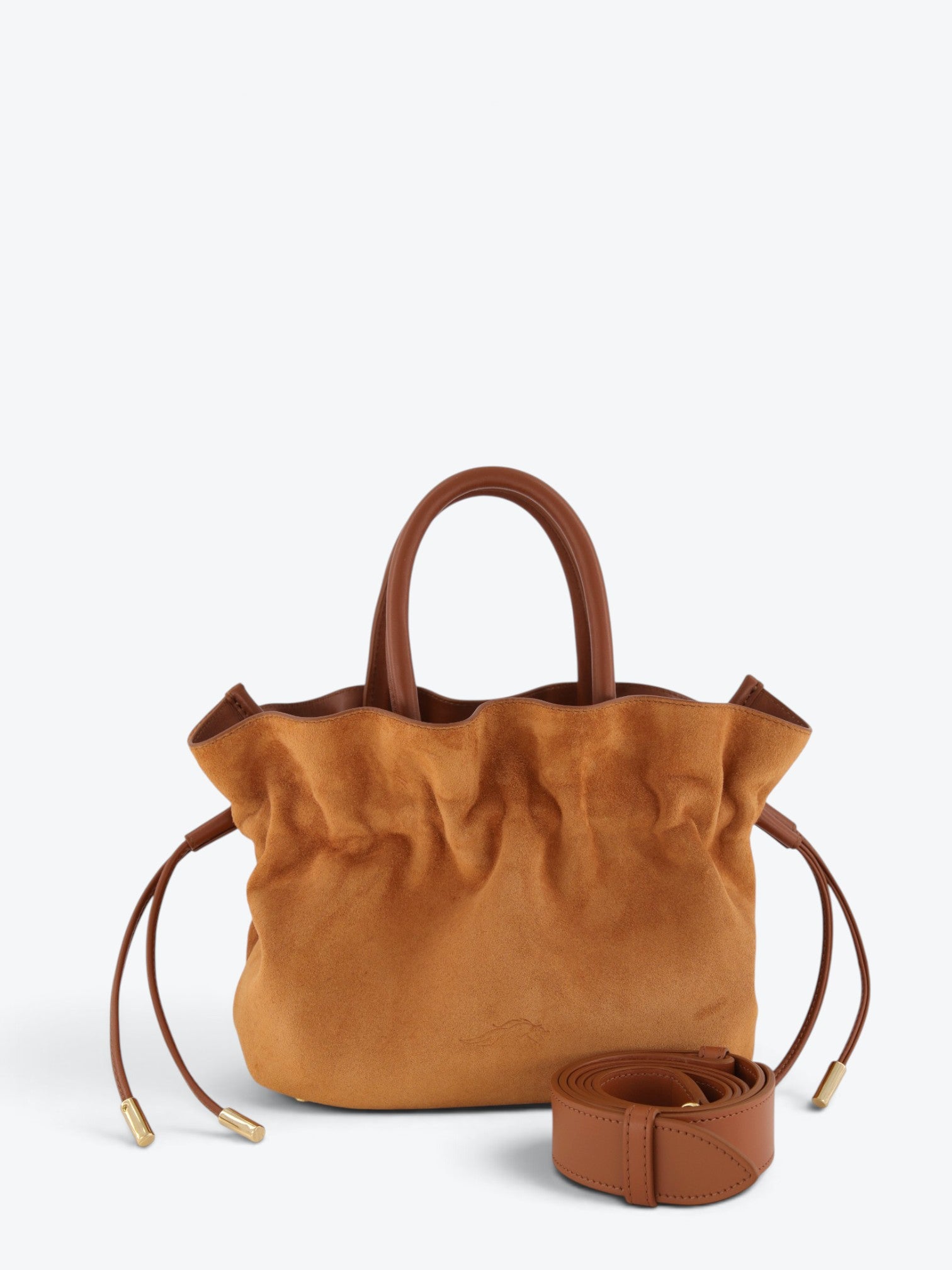 Noor XS Velour Cognac Bag