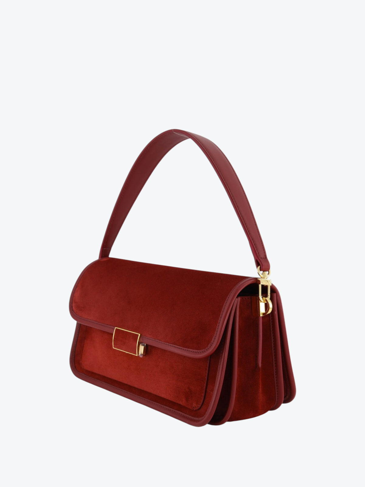 Borsa Baguette Bordeaux Velour