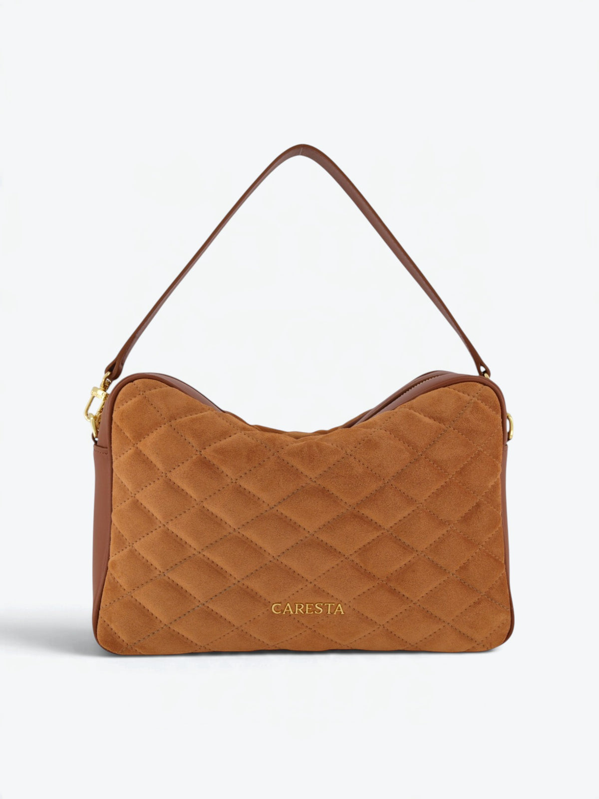 Bag Anda Velour Cognac