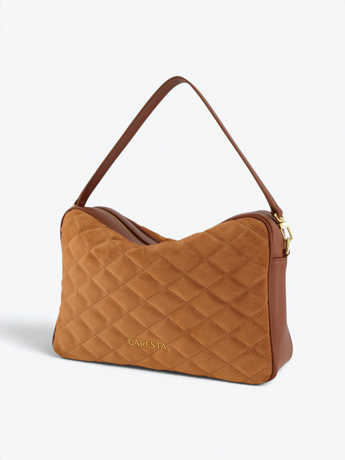 Bag Anda Velour Cognac