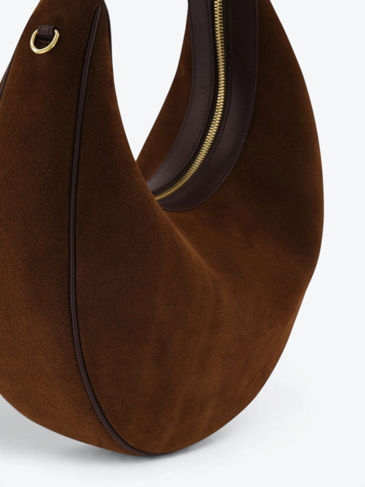 Paris L Velour Ciocolate Bag