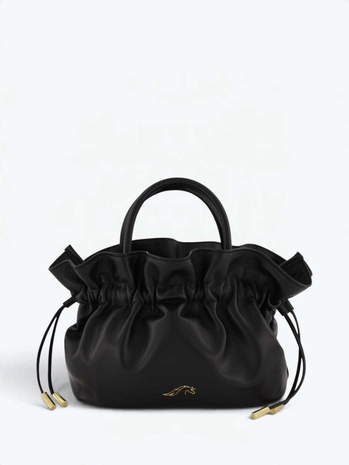 Geantă Noor S Black Nappa