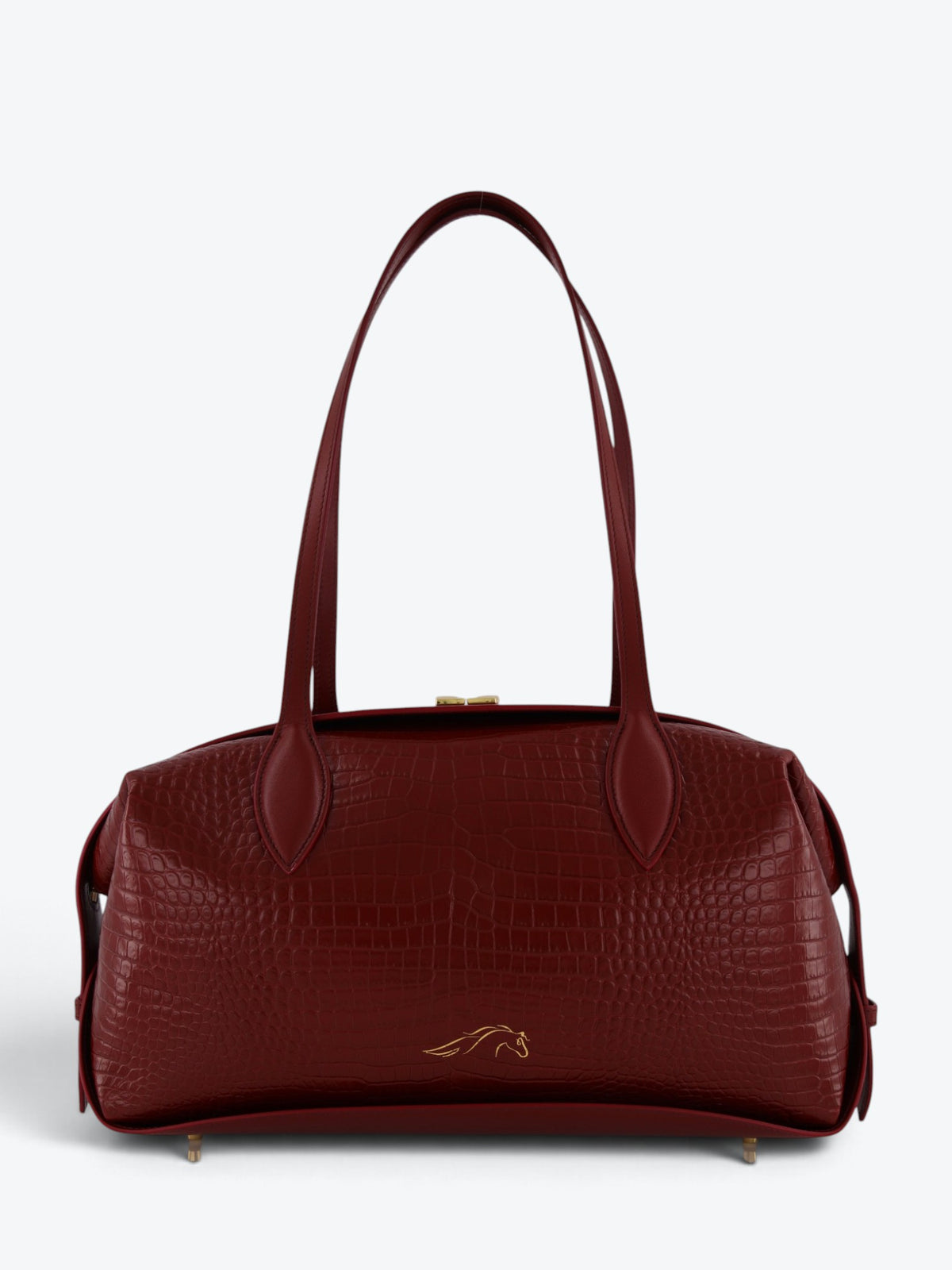Row Bordeaux Croco