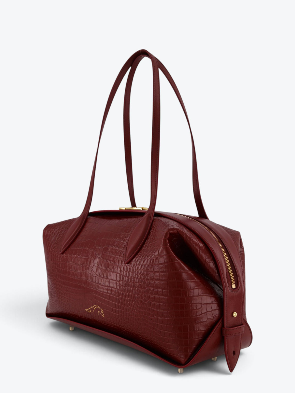 Row Bordeaux Croco