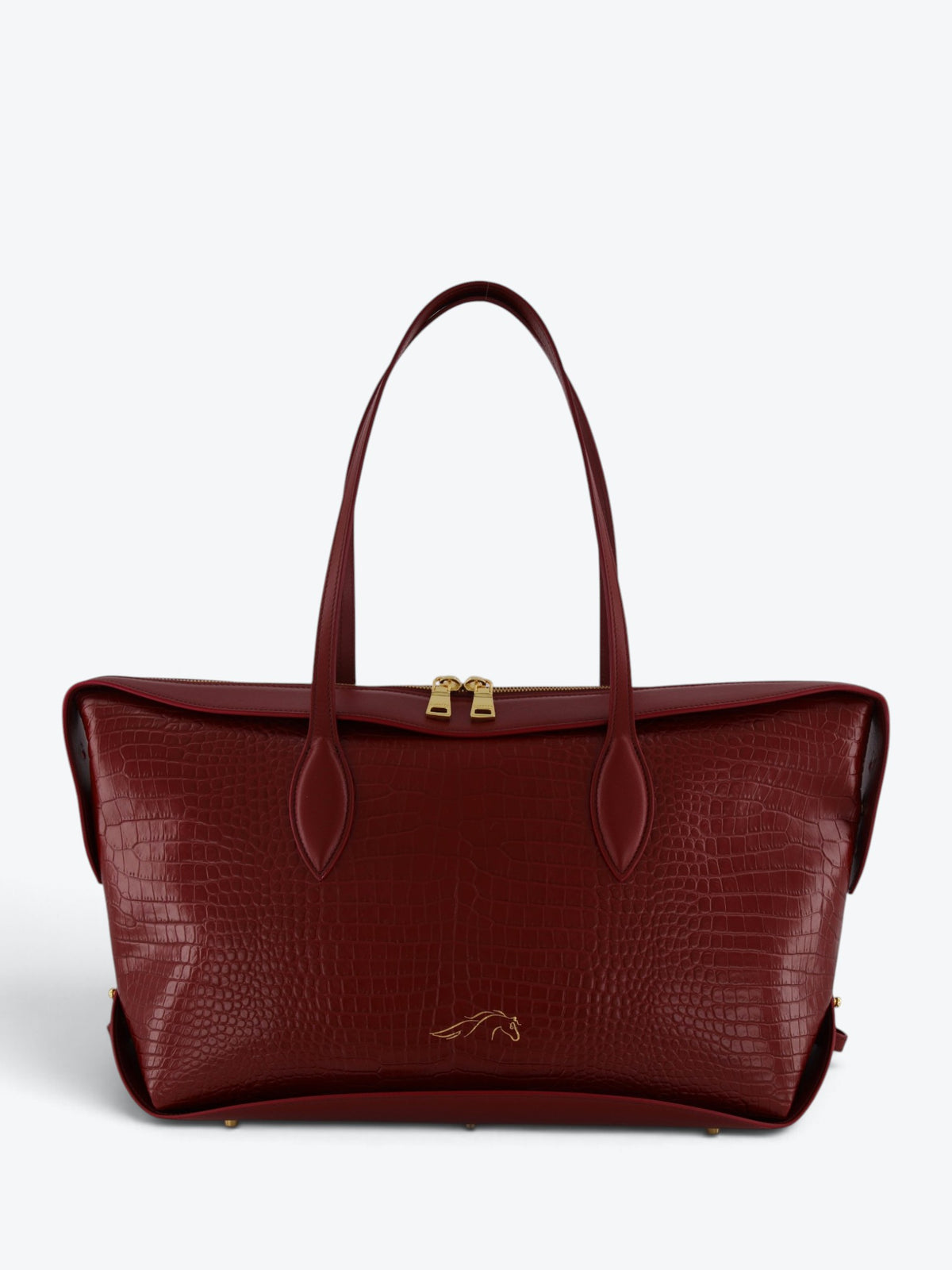 Row Bordeaux Croco