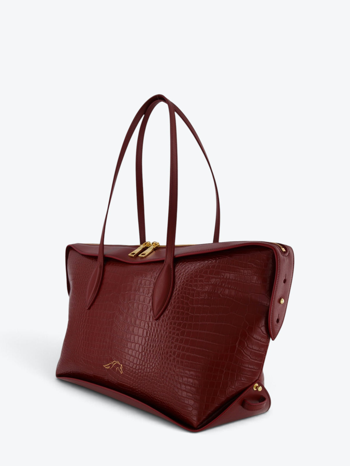 Row Bordeaux Croco