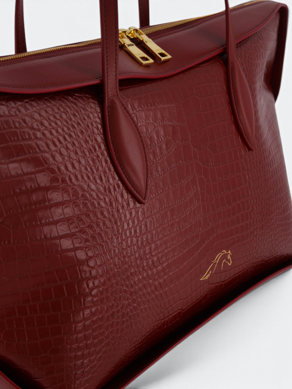 Row Bordeaux Croco
