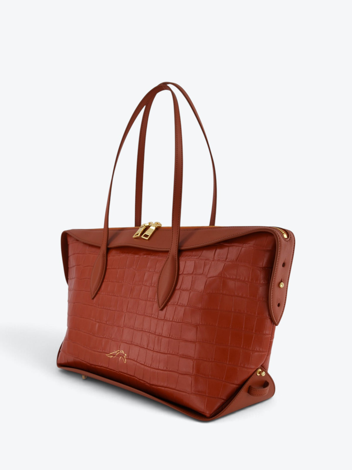 Borsa Row Black Croco