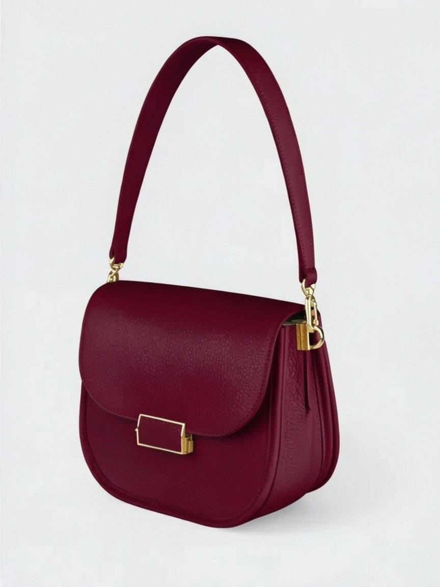 Gia Bordeaux Bag