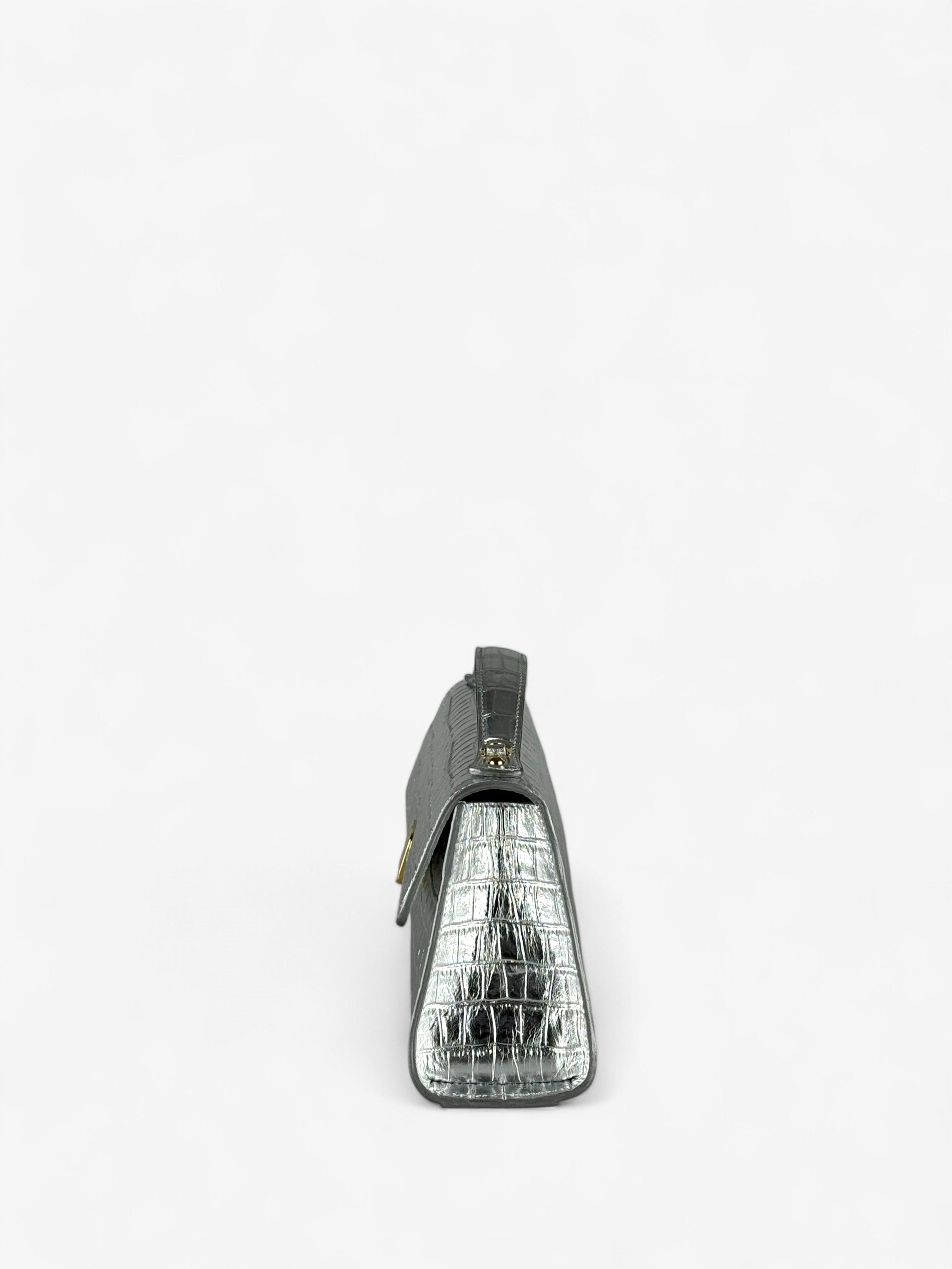 Borsa Stone M Light Grey
