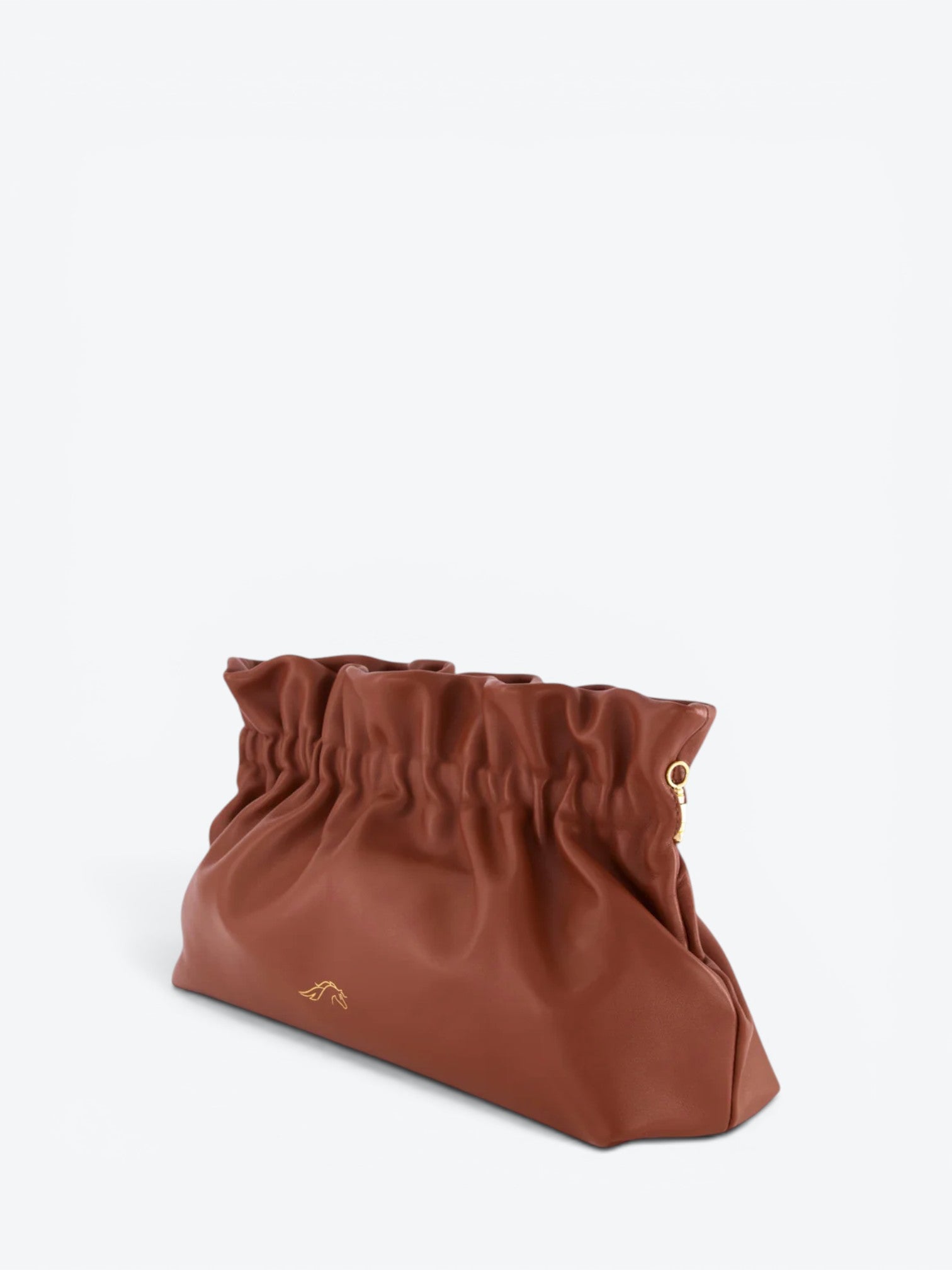 Veil M Cognac Clutch