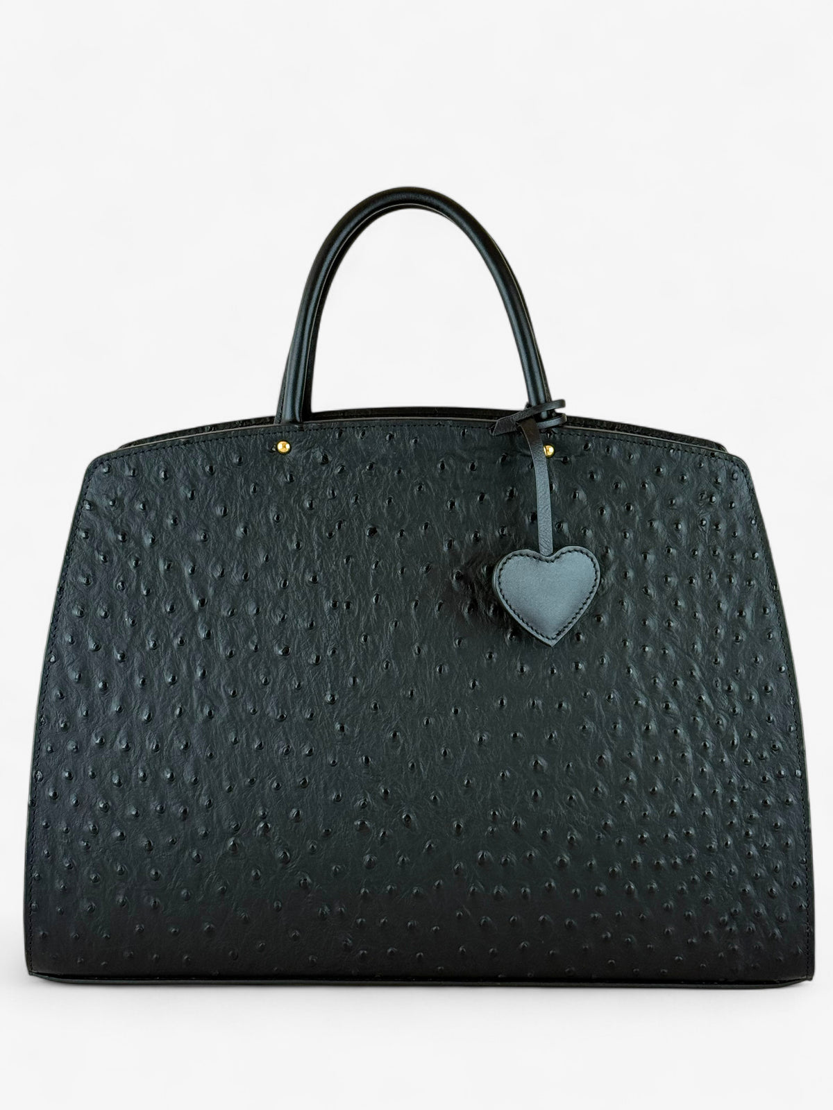 Caresta Bags - Ami L Ostrich Black bag