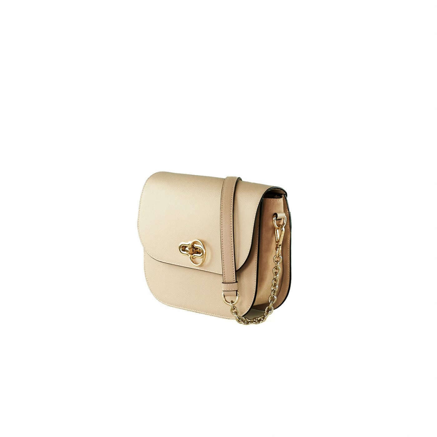 Geantă Anama Beige SS24 Materiale Exterior: Piele de vițel texturată Interior: Căptușeală din material textil Mâner și Curea Mâner: De umăr, detașabil, din piele Curea: Lungă detașabilă și ajustabilă Compartimentare Un compartiment principal 1 buzunar apl