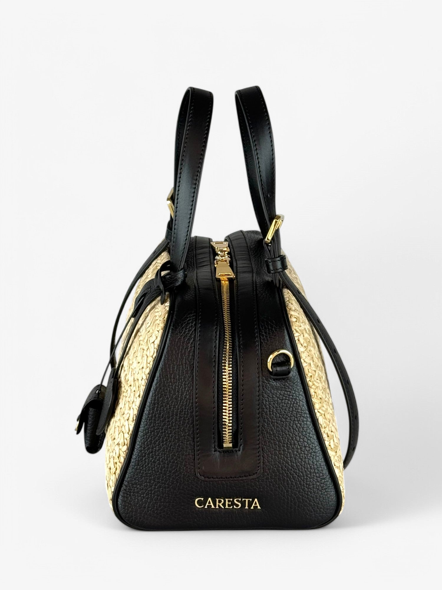 Borsa Jaqueline M Rafia Black