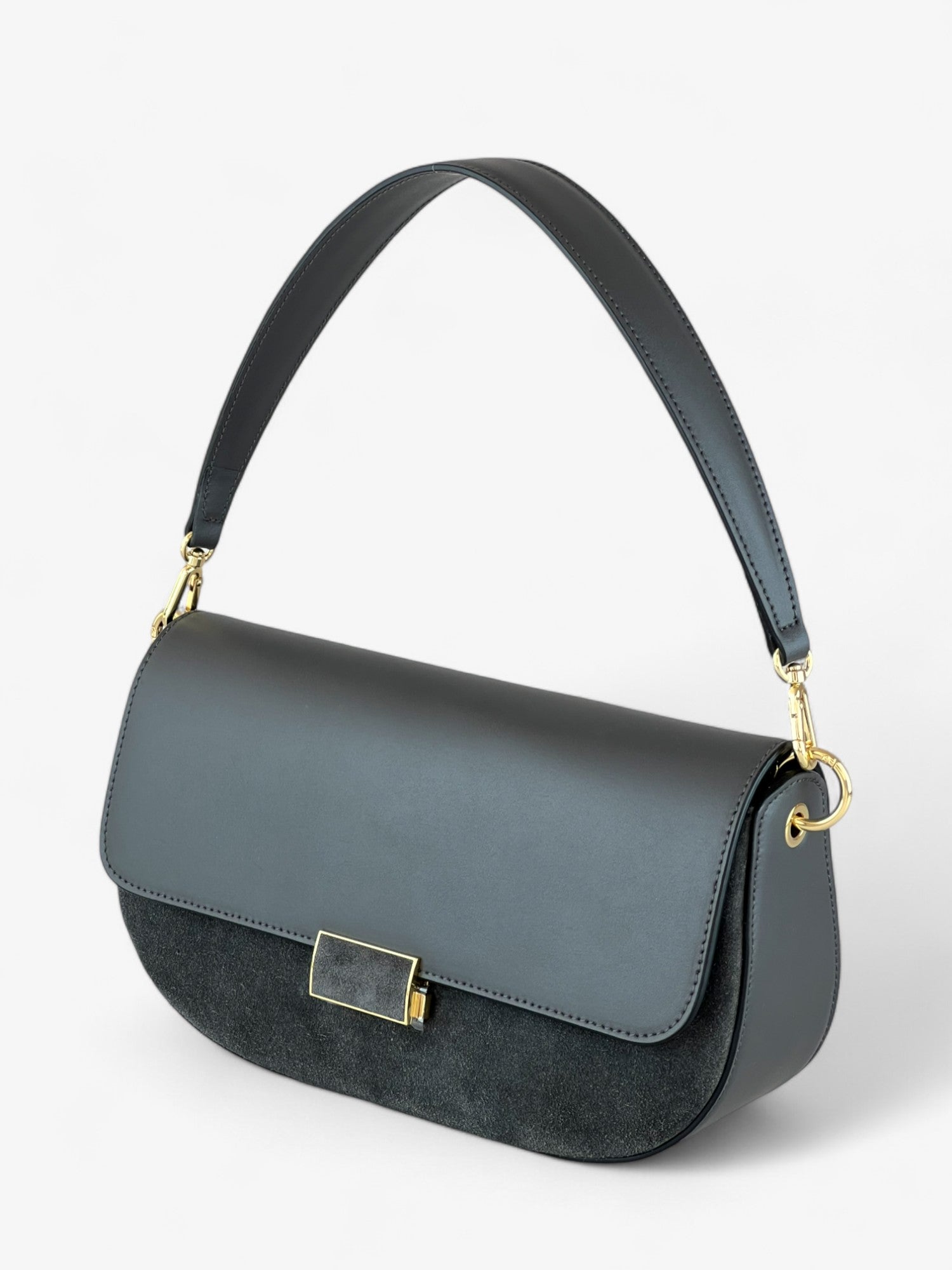 Borsa Luna Velour Grey