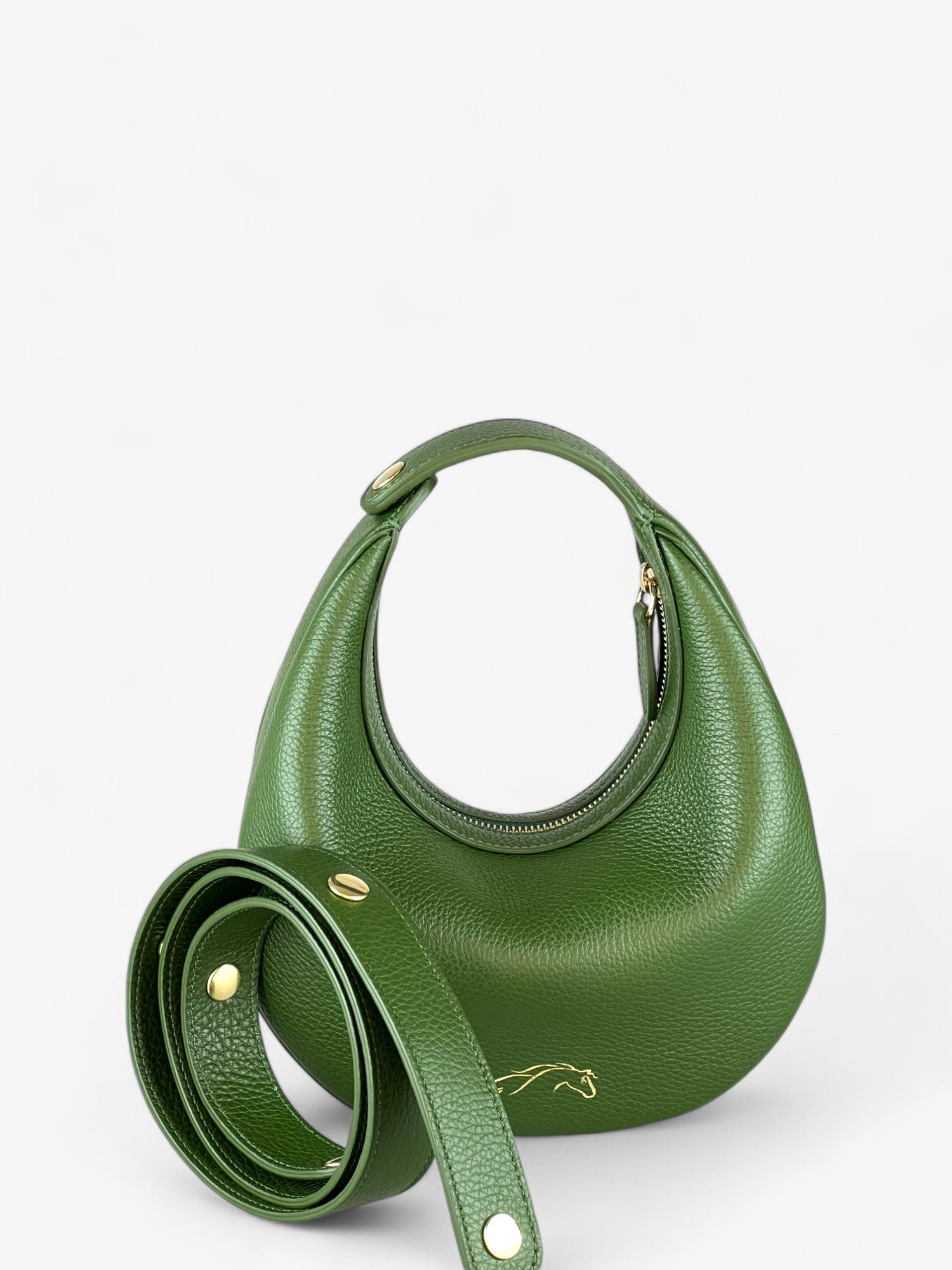 Paris M Green Bag