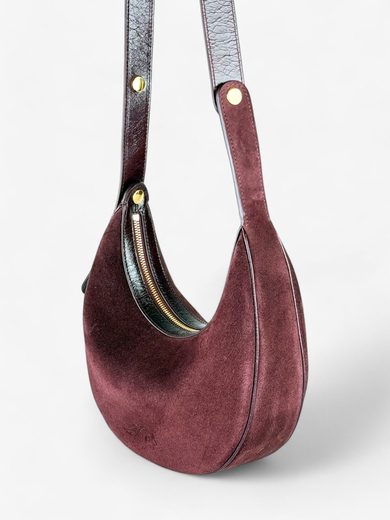 Paris M Velour Wine Bag