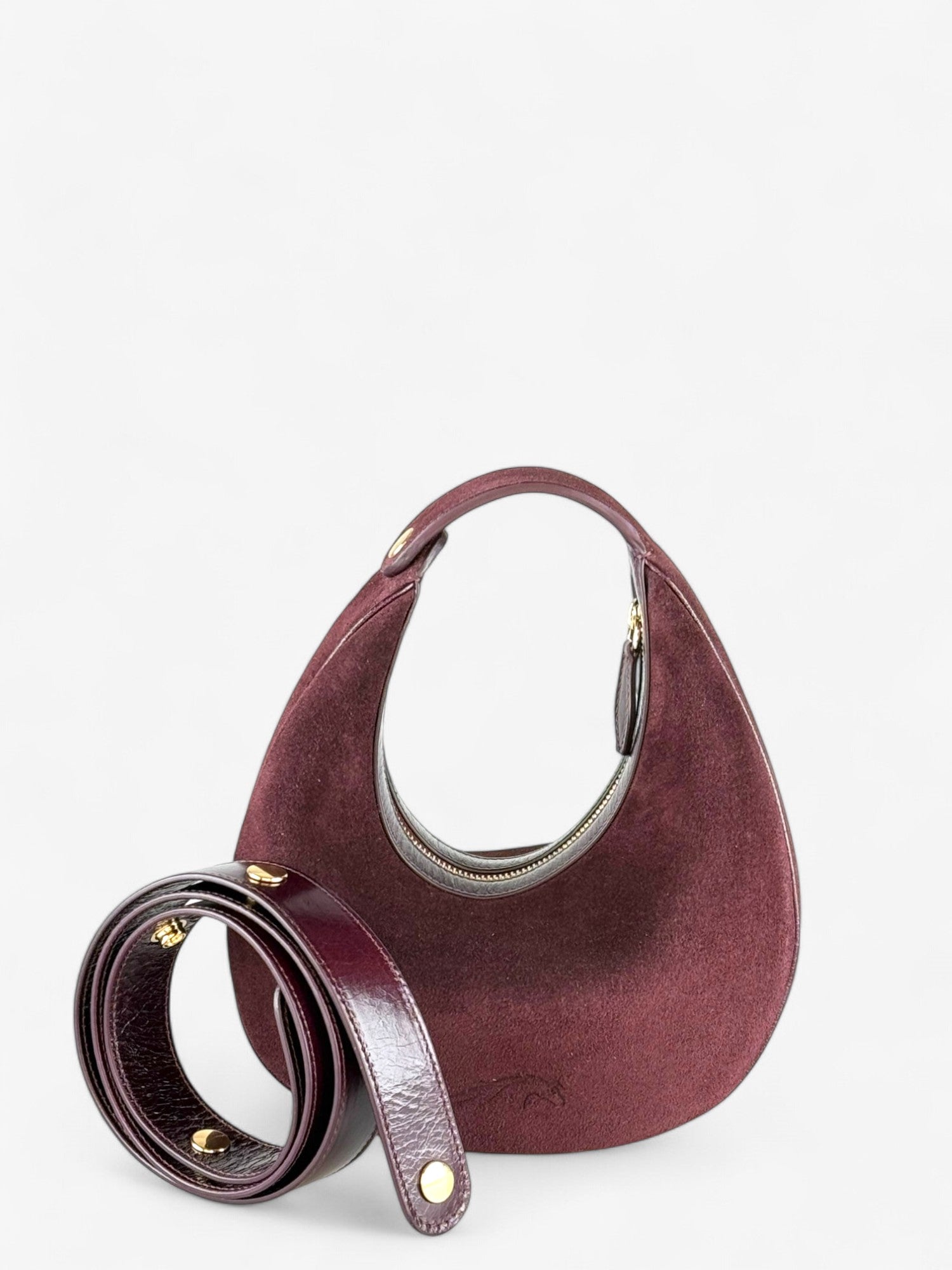 Paris M Velour Wine Bag