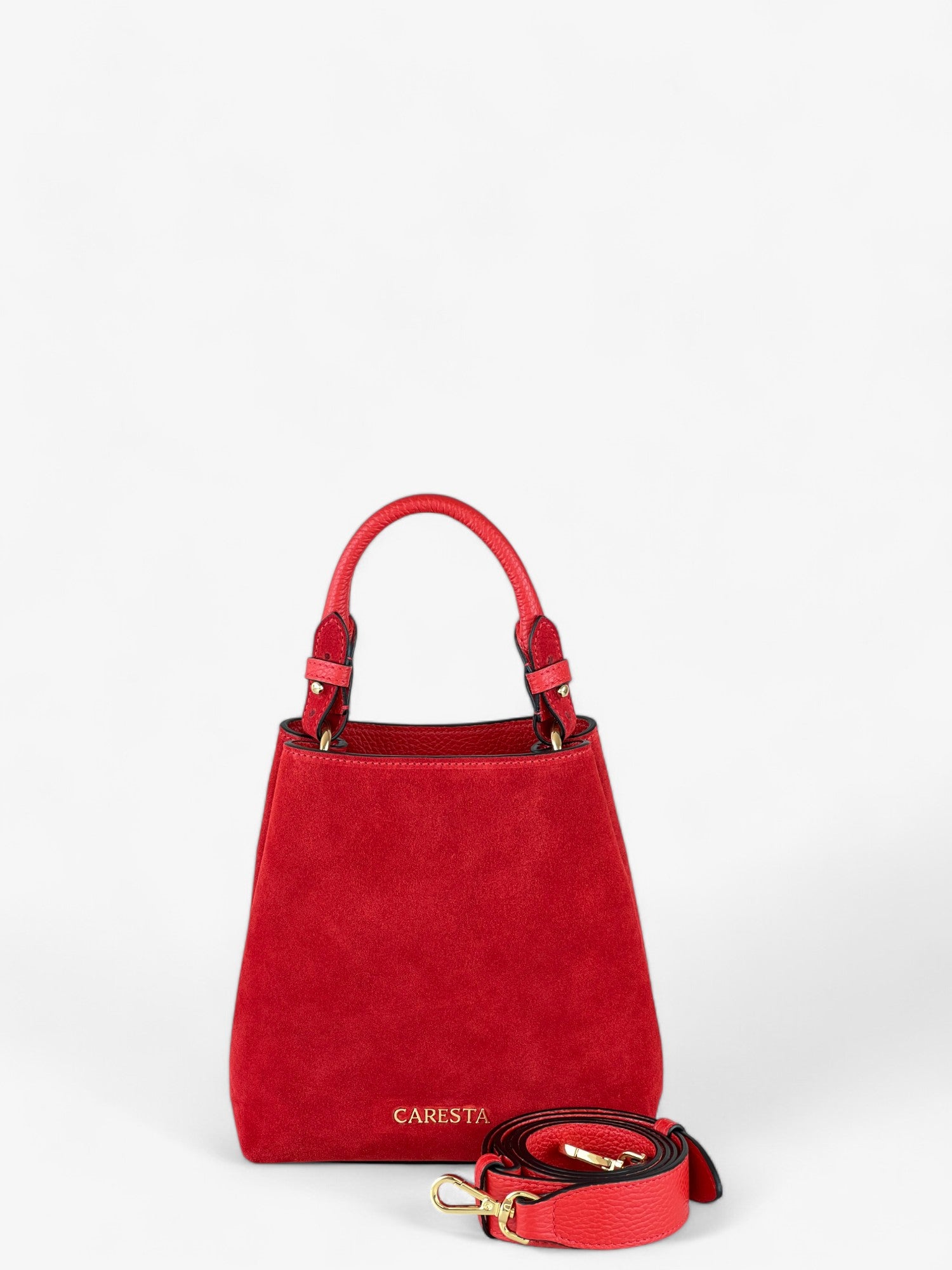 Borsa Alice S Red Velour