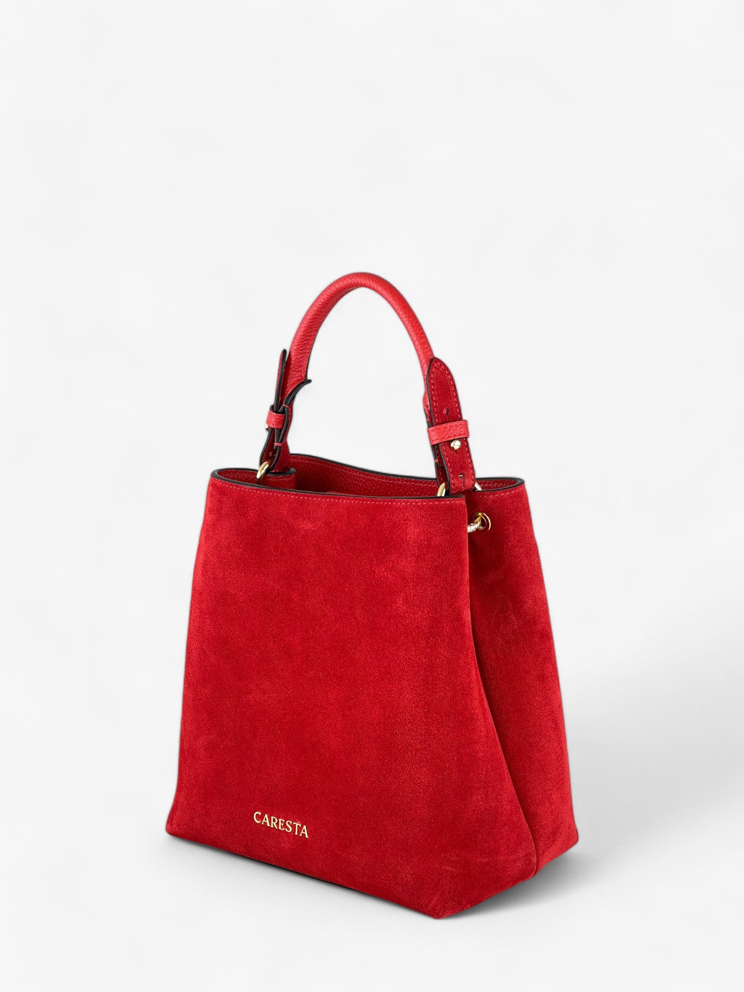 Alice M Red Velour Bag