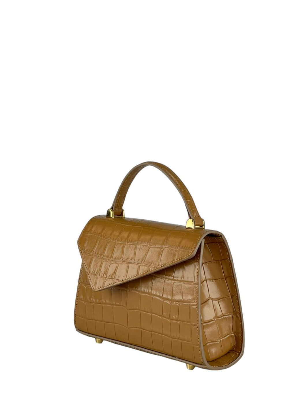 Geantă Gloria S Croco Coniac SS24 Materiale Exterior: Piele de vițel cu imprimeu croco Interior: Căptușeală din material textil Mâner și Curea Mâner: Fix, nedetașabil Curea: 1 curea de umar, detașabilă 1 curea lungă, reglabilă (lățime de 3 cm) cu o lungim