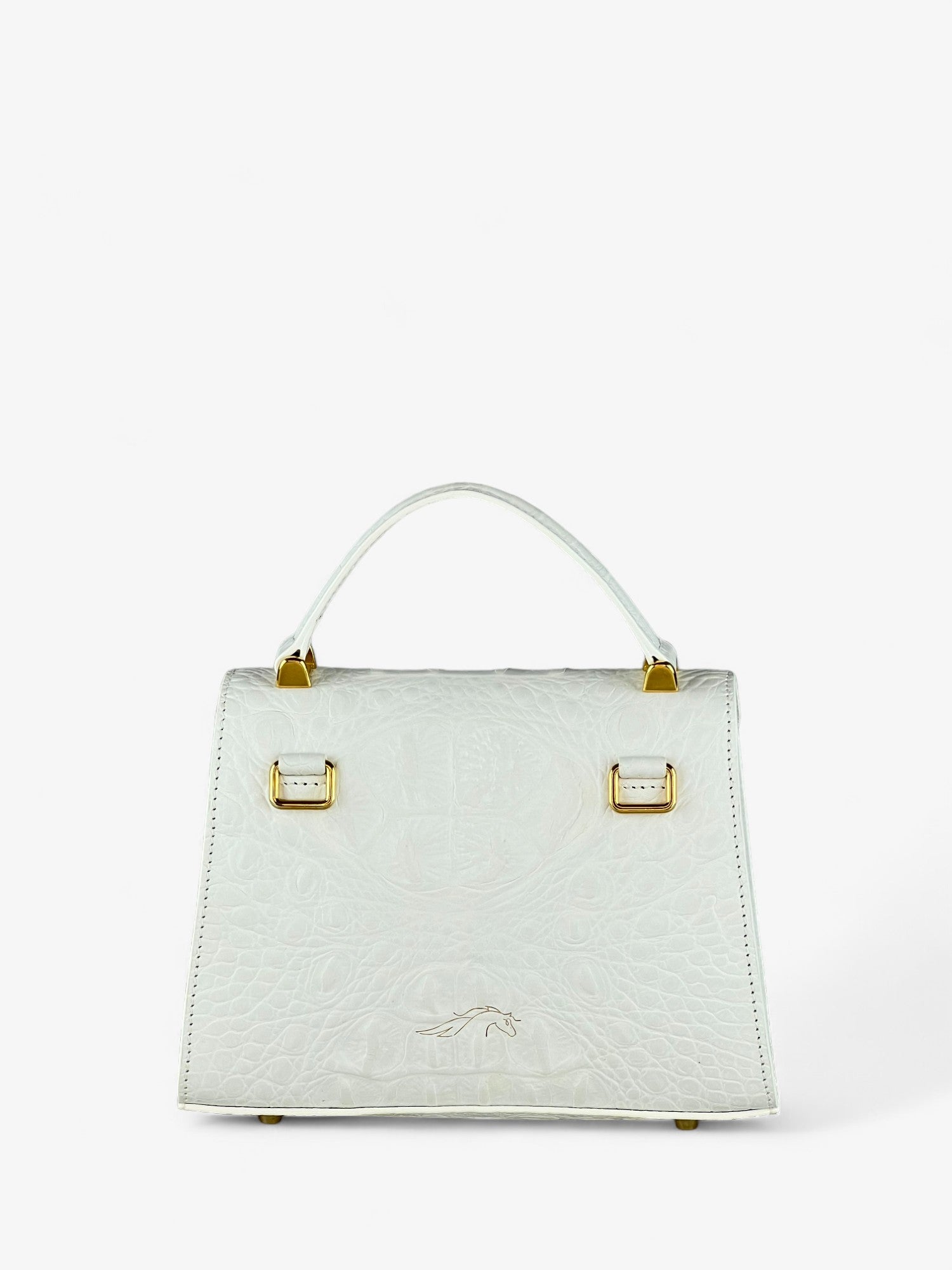 Bag Gloria S Croco White Limited Edition