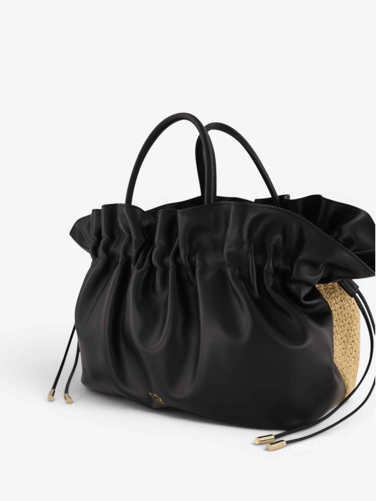Noor L Black Rafier Bag