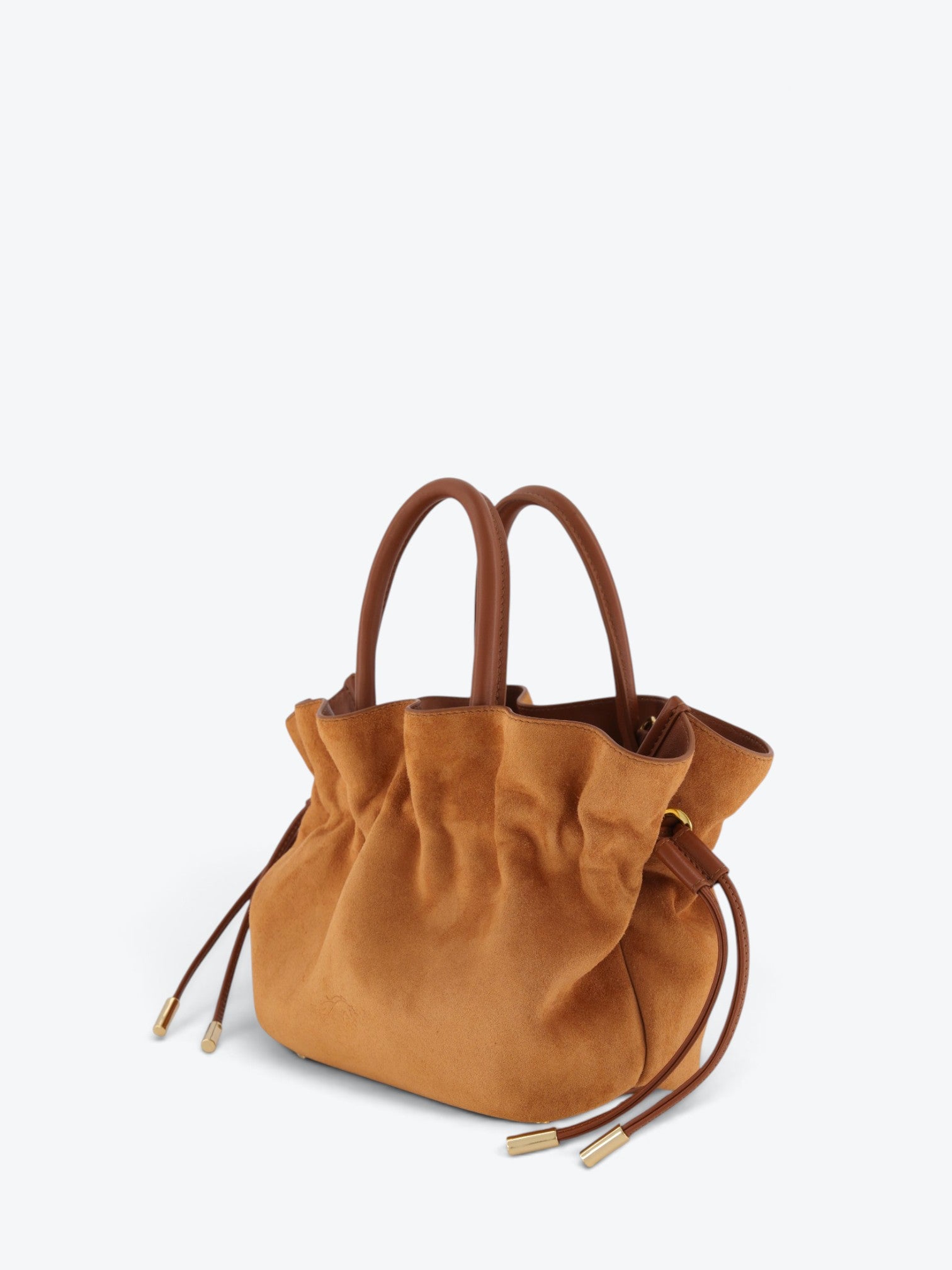 Noor XS Velour Cognac Bag