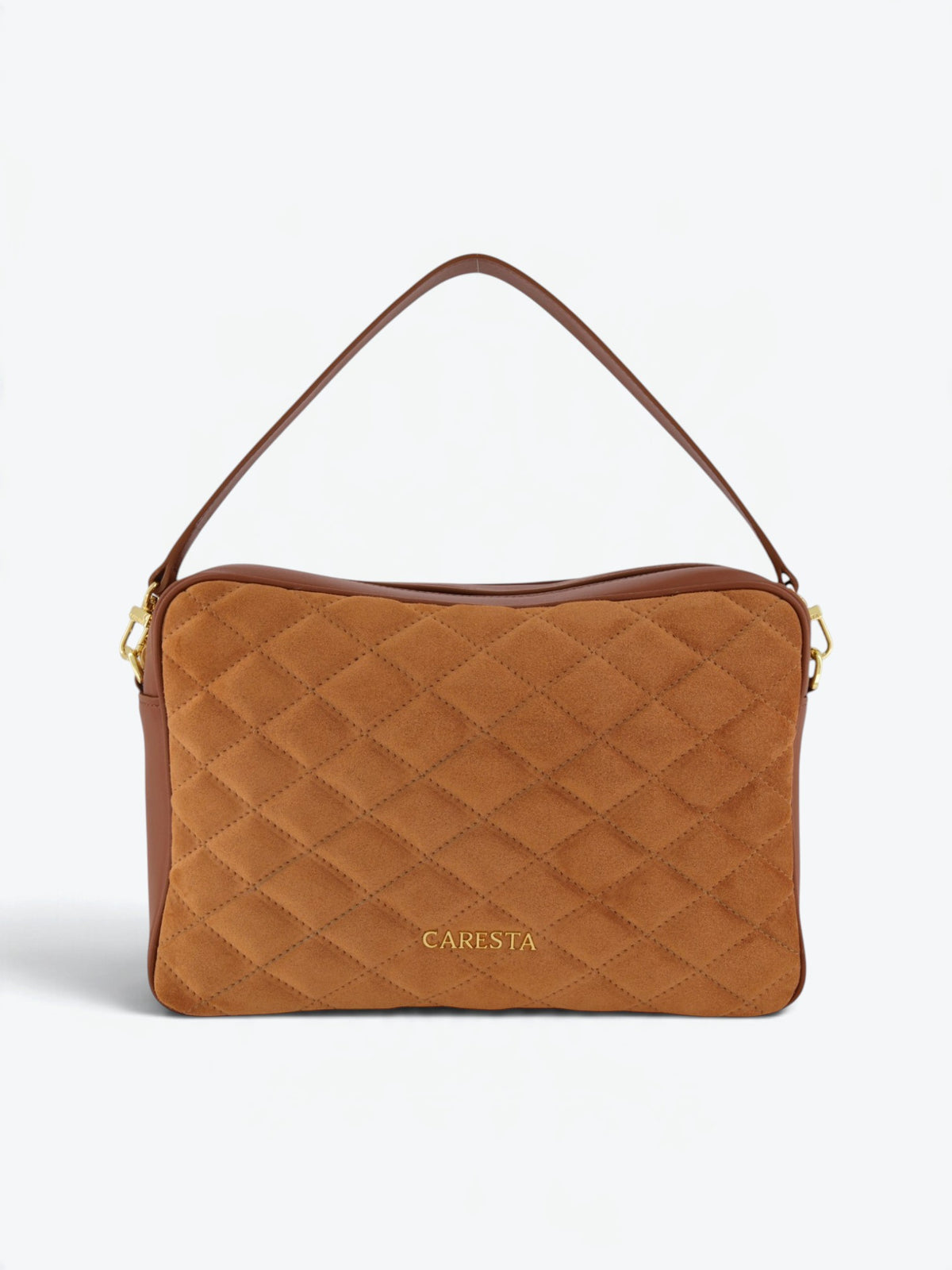 Bag Anda Velour Cognac
