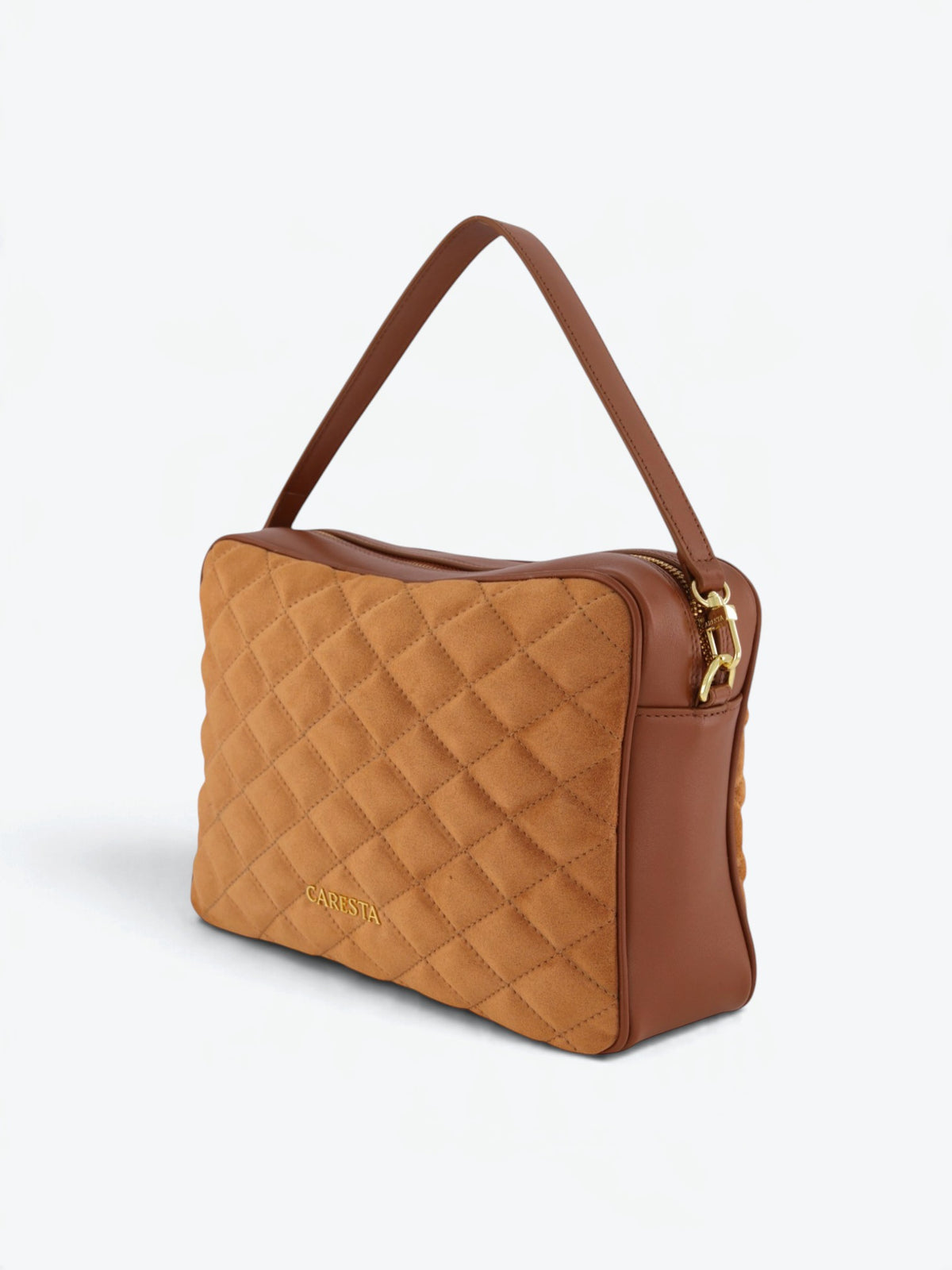 Bag Anda Velour Cognac