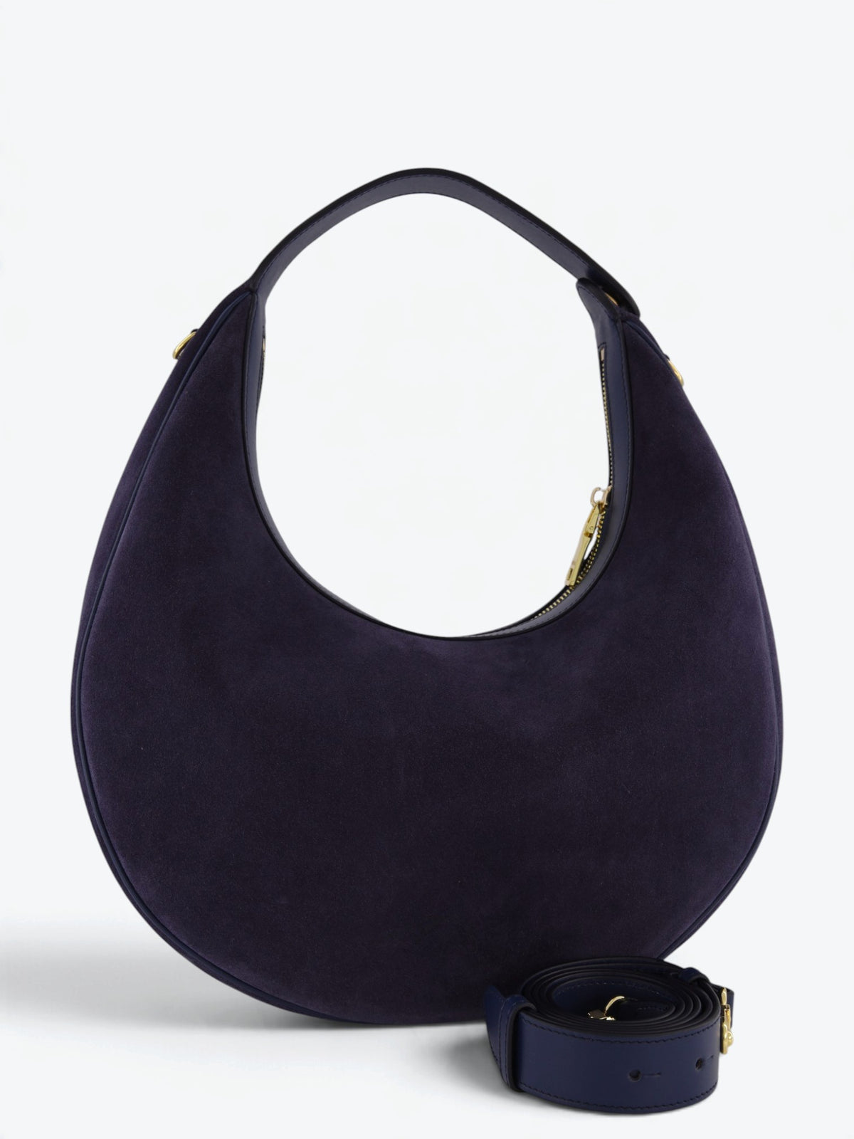 Paris L Velour Bleumarin Bag