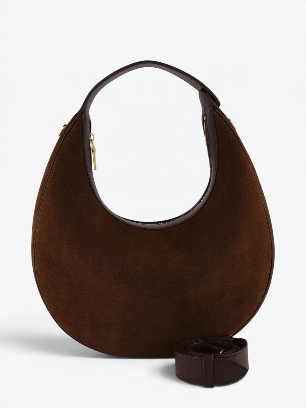 Paris L Velour Ciocolate Bag