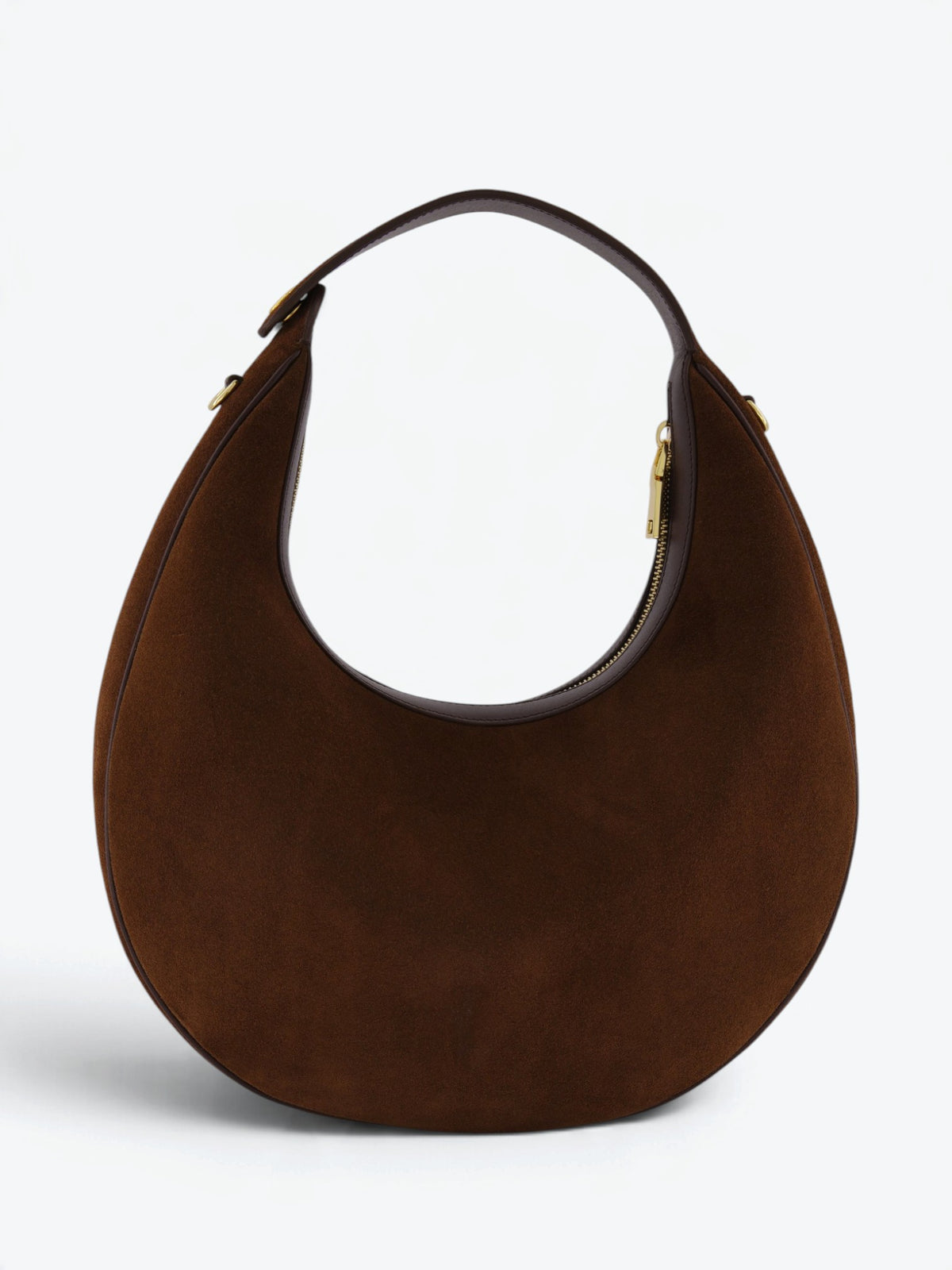 Paris L Velour Ciocolate Bag