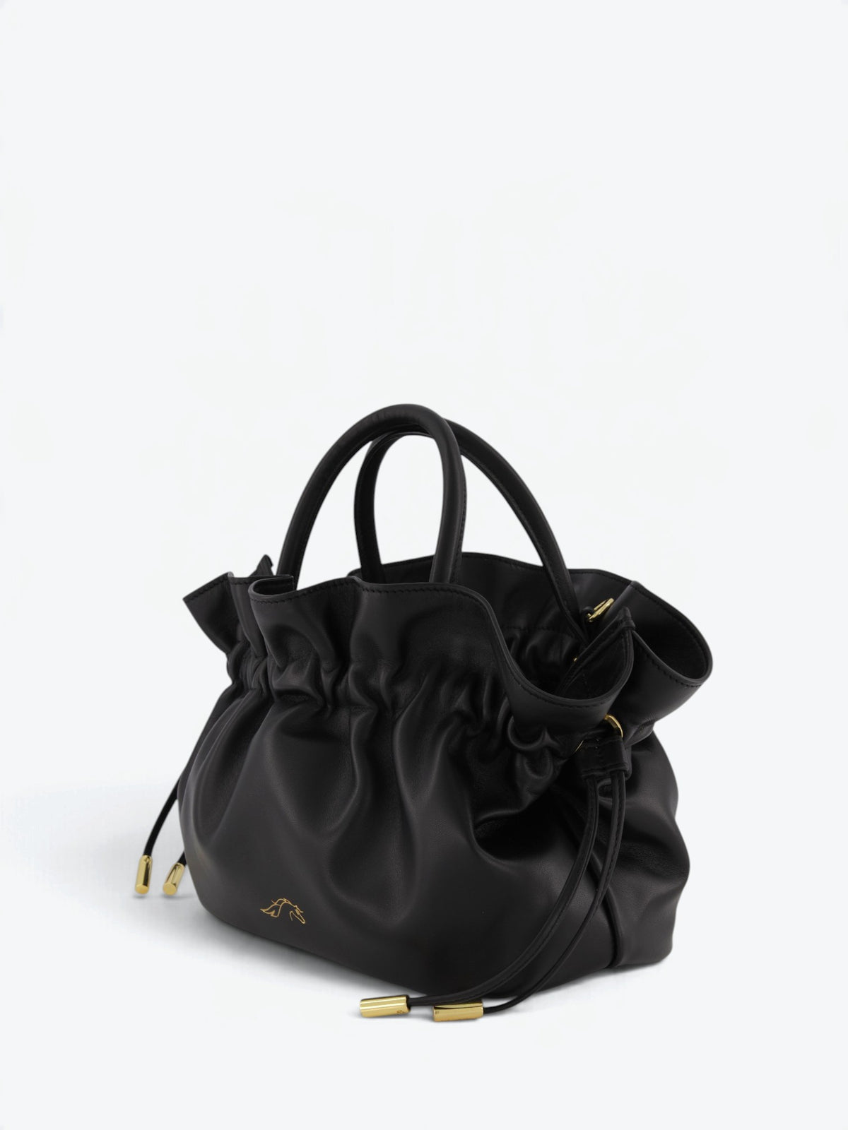 Geantă Noor S Black Nappa