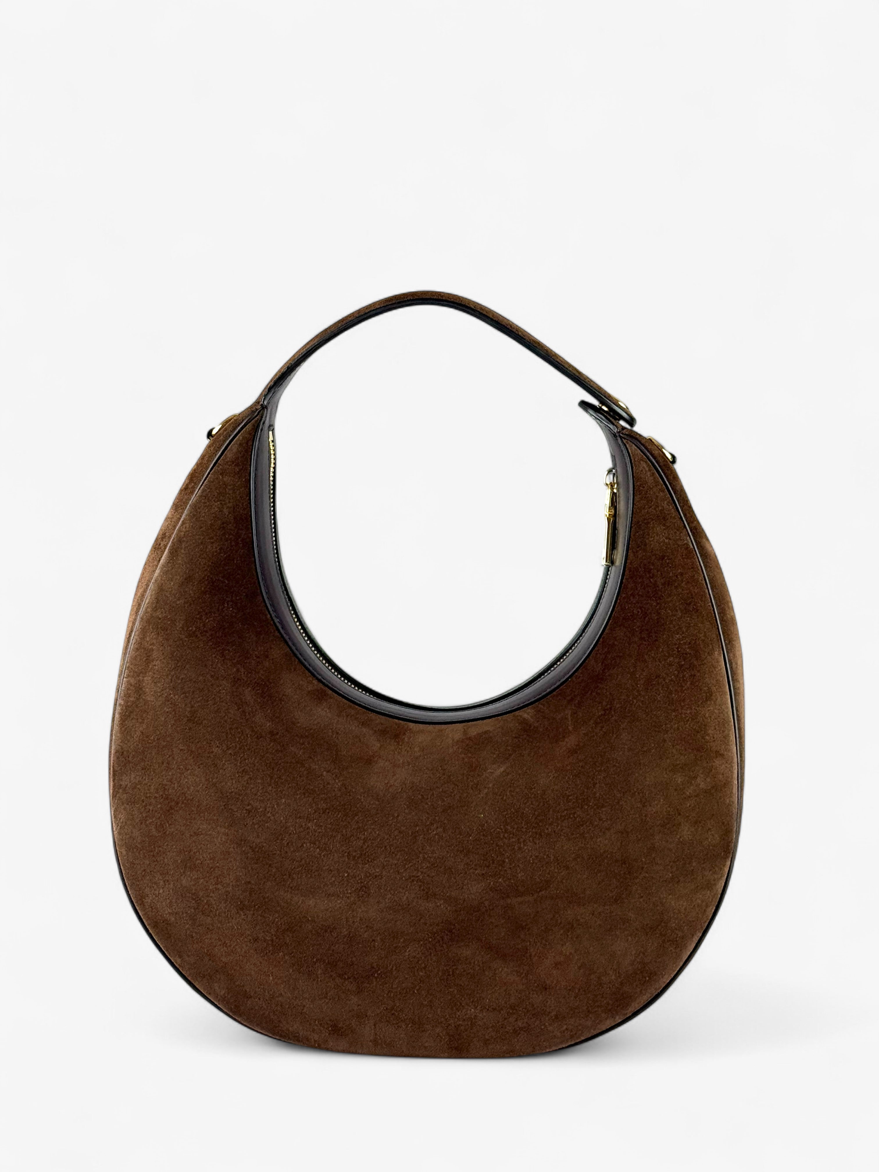 Geantă Paris L Velour Ciocolate