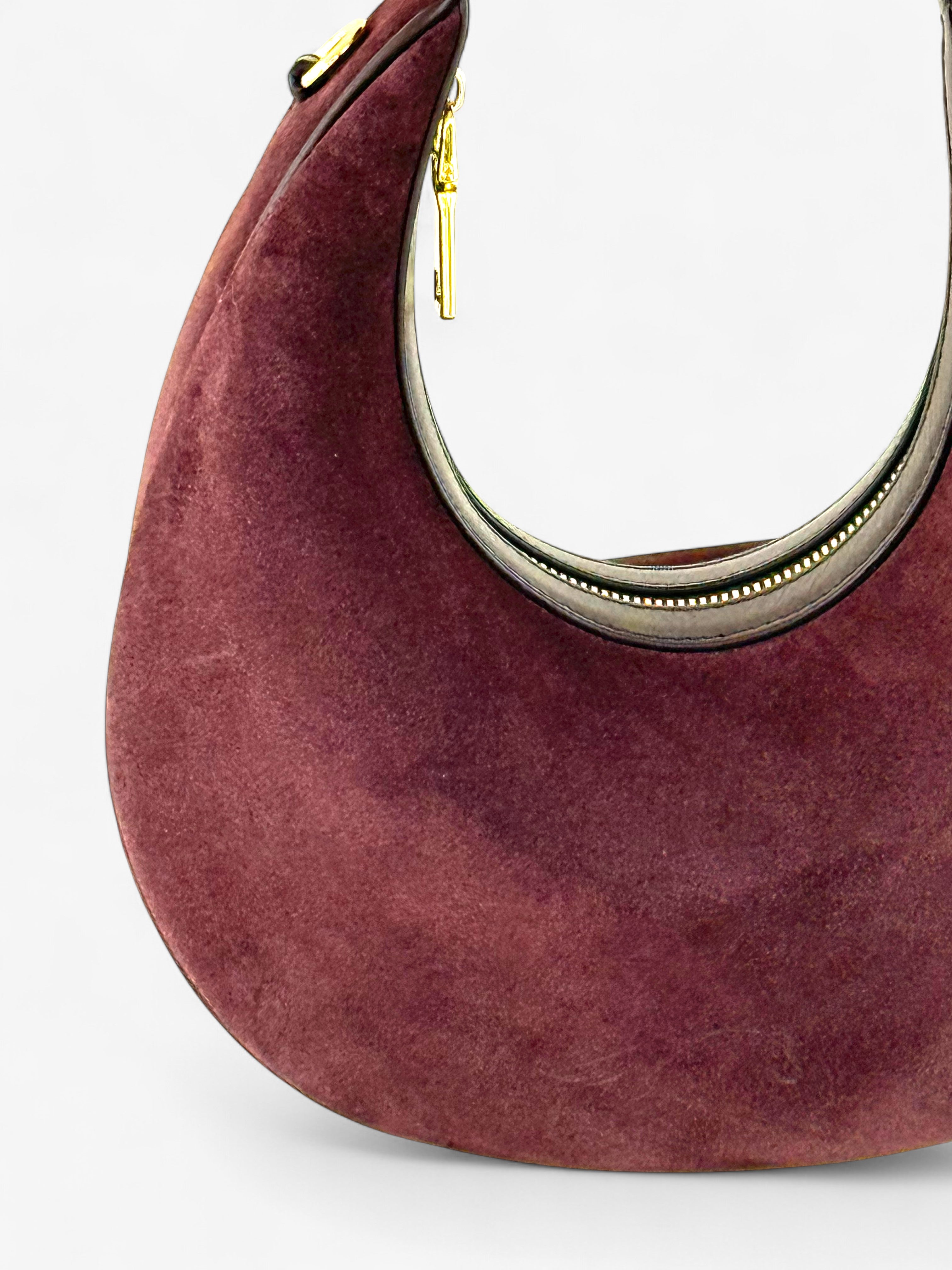 Borsa Paris M Velour Wine