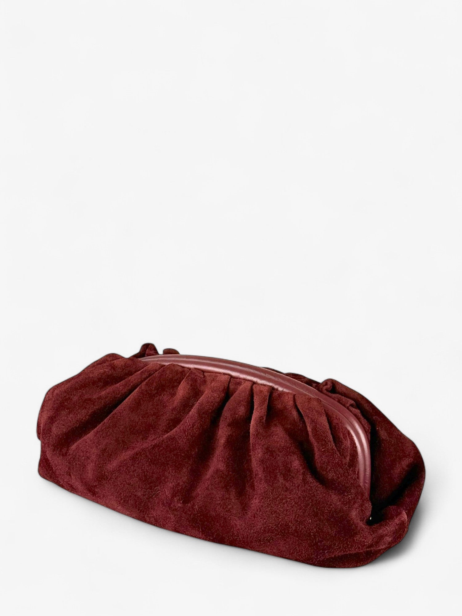 Clutch Eva Burgundy Velour