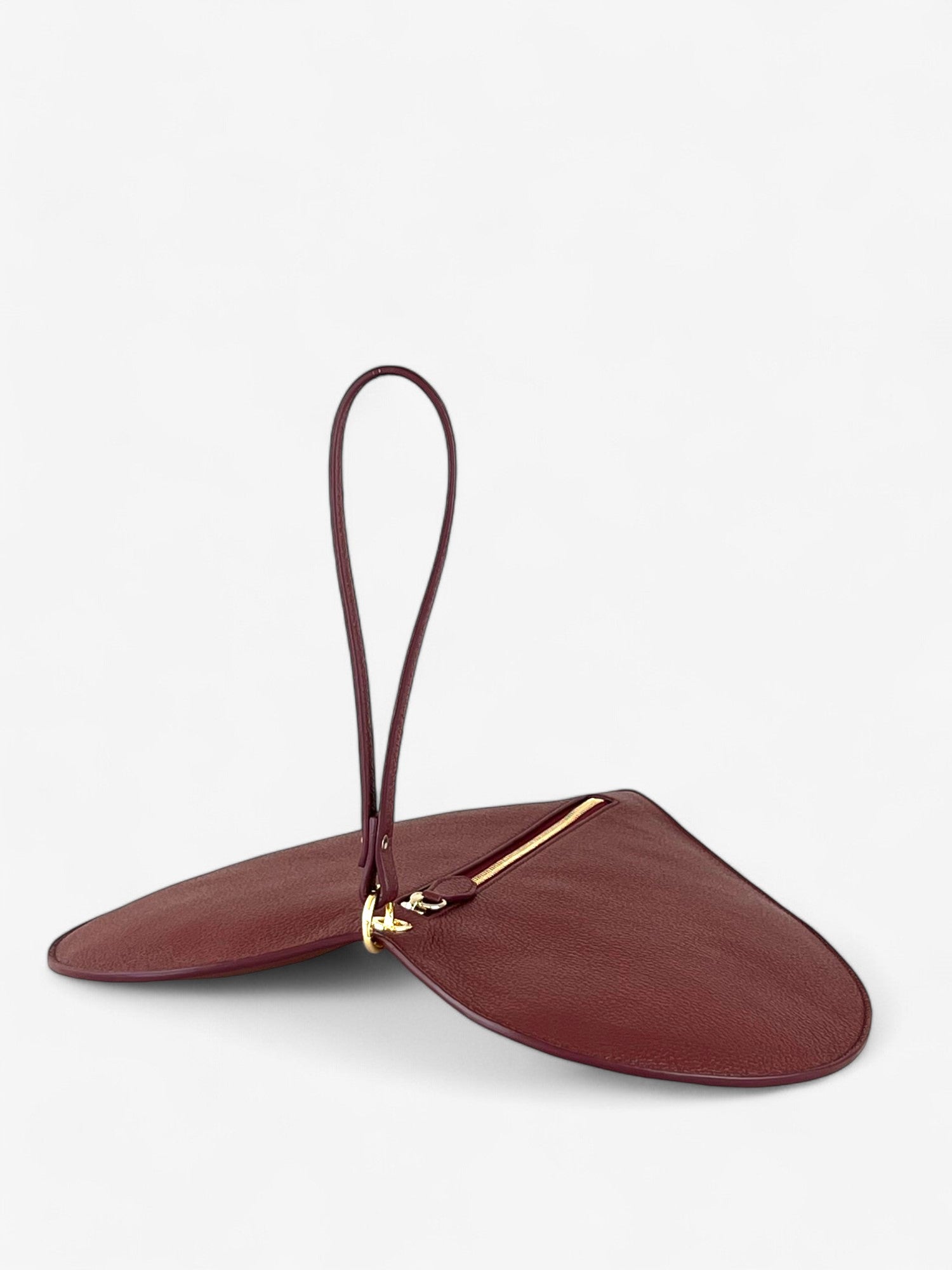 Heart Bordeaux Clutch