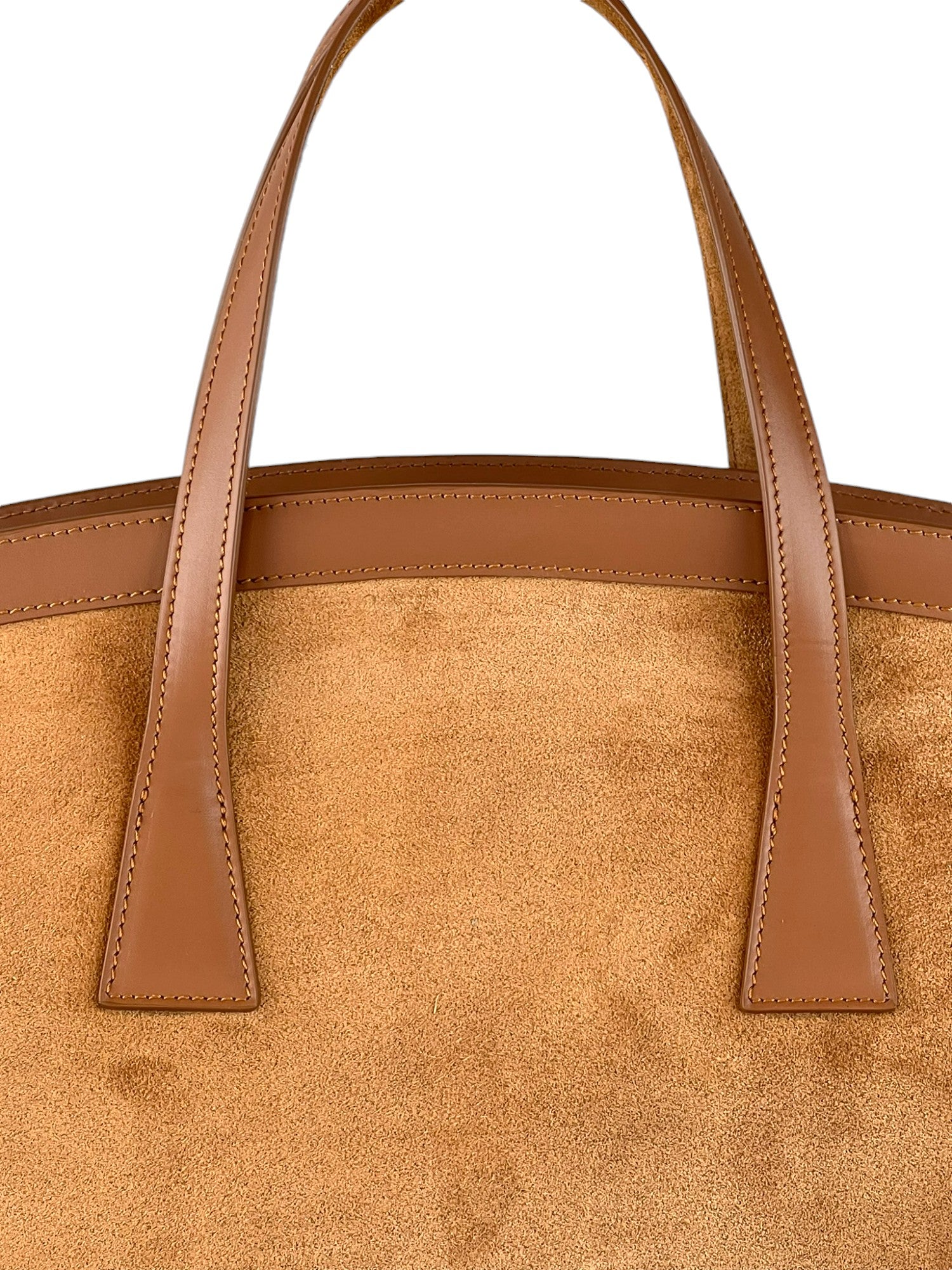 Borsa Duffel Velour Cognac